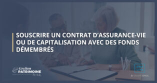 Souscrire un contrat d’assurance-vie ou de capitalisation avec des fonds démembrés