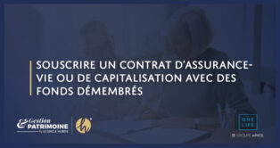 Souscrire un contrat d’assurance-vie ou de capitalisation avec des fonds démembrés